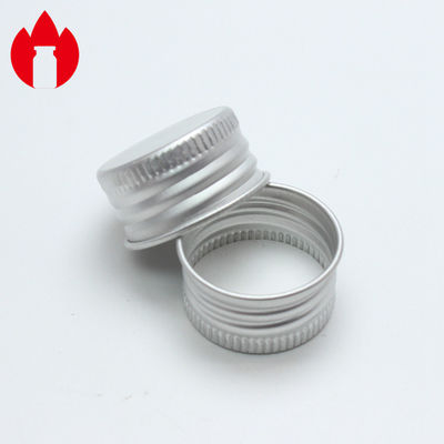 Caps à vis en aluminium métallique de 24 mm avec joints en PE