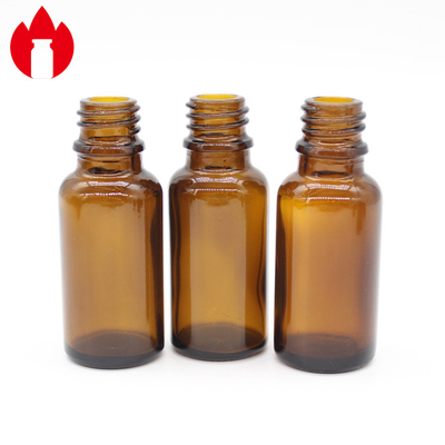 givrage de estampillage chaud de bouteille d'huile essentielle en verre de 20ml Brown