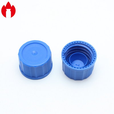 18 mm PP Matériau plastique vis Caps couleur bleu / vert Avec prise intérieure