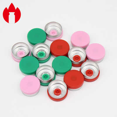 13 mm Plane Coloré Produits pharmaceutiques jetables Cap de couverture en aluminium plastique