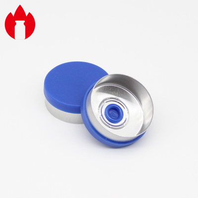 Bouchon à sertir en plastique aluminium de 20 mm, bouchon de flacon pharmaceutique