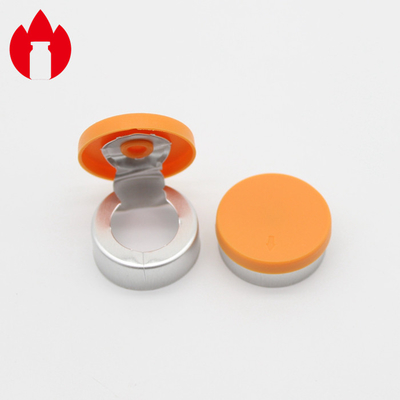les chapeaux pharmaceutiques de fiole d'injection de 20mm arrachent le type matériel en plastique d'aluminium de pp