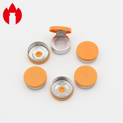 les chapeaux pharmaceutiques de fiole d'injection de 20mm arrachent le type matériel en plastique d'aluminium de pp