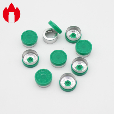 13 mm Verte déchirure de positionnement Cap pharmaceutique Cap de flacon injectable