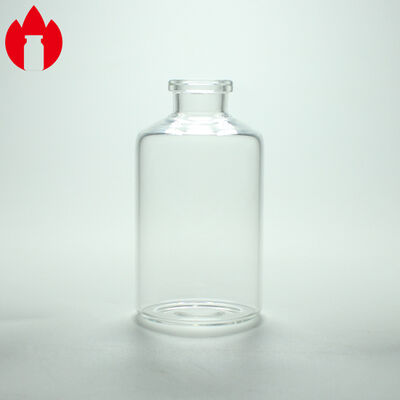 Flacon en verre borosilicaté pharmaceutique transparent de 50R 50ml