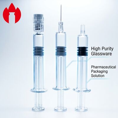 5.0 Neutral Borosilicate Glass Prefilled Syringes 2.25ml Capacity For Medical