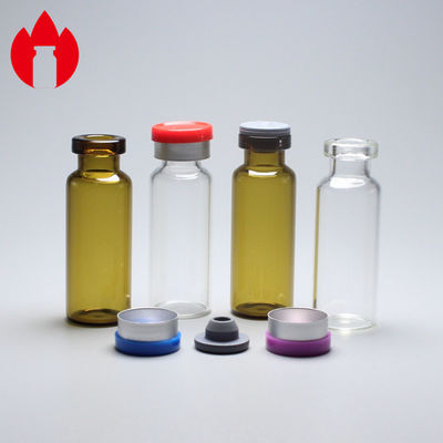 Mini flacon en verre à sertir, petit format